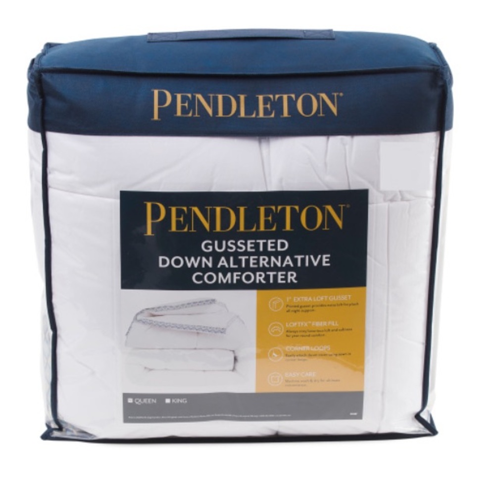💖🌸PENDLETON Printed Gusset Down Alternative Comforter